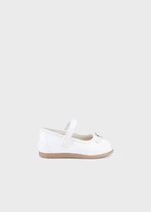 SCHUHE BALLERINA ZEREMONIE MÄDCHEN BÜRGERMEISTER 41344 LEDER WEISS ORIGINAL PE 2022 - Bild 1 von 4