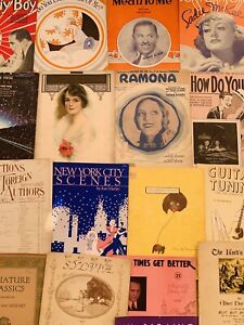 Sheet Music Lot About 100 - Vintage Sound Of Music Star Wars Christmas Classical