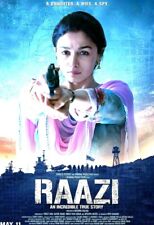 RAAZI - ALIA BHATT, VICKY KAUSHALl - NEW BOLLYWOOD DVD - ENGLISH SUBTITLES