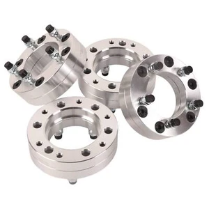 4Pcs 6x5.5 to 5x5 Wheel Adapters 2'' Use 5 Lug Wheels On 6 Lug Trucks M14x1.5 - Picture 1 of 8