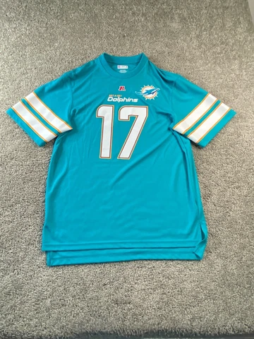 Miami Dolphins Jersey Mens Extra Large Green NFL Football 17 Ryan Tannerhill Cover