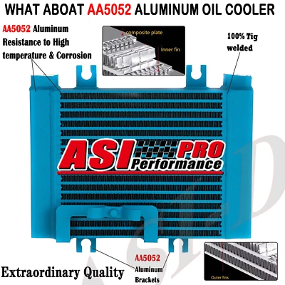 Upgrade Aluminum Oil Cooler Drop-in Fitment For 09-19 Nissan R35 GT-R 3.8L - Image 1 of 4