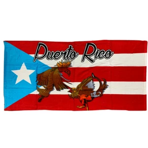 Puerto Rico Beach Towel Gallos - Picture 1 of 1
