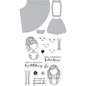DC211 Stamp & Cut-Dress - Picture 1 of 1