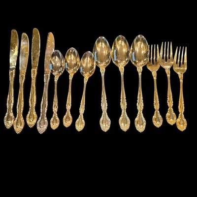 Supreme столовые приборы Японии золотистый столовые приборы 13 ПК серебро ножи ложки вилки - Изображение 1 из 4