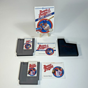 Bases Loaded 2: Second Season + Bases Loaded (Cart & Manual ) Nintendo NES