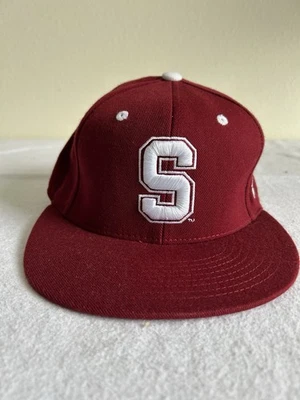 Stanford Cardinals Hat Cap Snap Back Gray Red College Baseball Zephyr Mens 6 7/8 - Image 1 of 3