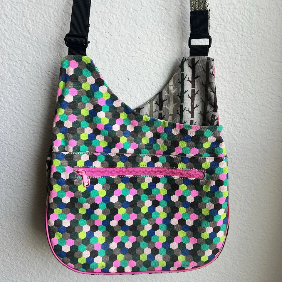 Bolso Bandolera Mensajero Kavu Para Mujer Cuerda Colorido con Cremallera Foto 1 de 4