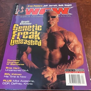 WCW MAGAZINE #63 VINTAGE JULY 2000 SCOTT STEINER Kimberly Bret Hart Jeff Jarrett - Imagen 1 de 4