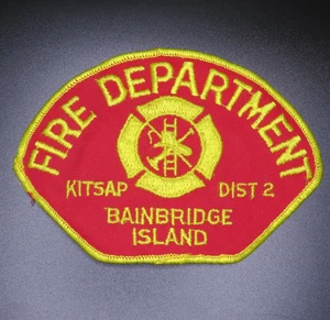 Bainbridge Island Washington Kitsap District 2 Fire Dept Patch - Picture 1 of 2