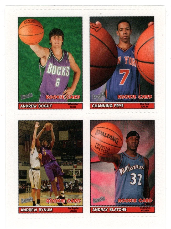 Checklist # 12 - Stickers (Basketball Card) 2005-06 Topps Bazooka # 24 - Mint - Image 1 of 1