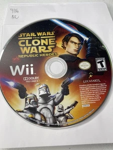 Star Wars: The Clone Wars - Republic Heroes (Wii, 2009)Disc Only - No Track 4116 - Picture 1 of 1