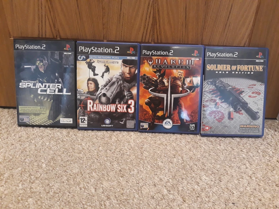 PlayStation 2 (PS2) games bundle Splinter Cell / Quake 3 Arena / SOF 2 - Image 1 of 1