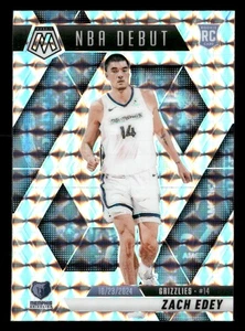 2024 Mosaic Basketball Zach Edey #251 Silver Mosaic NBA Debut Memphis Grizzlies - Picture 1 of 2