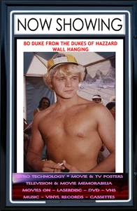 Dukes of Hazzard Bo Duke John Schneider HUGE 180 x 300cm Polyester Wall Hanging - Picture 1 of 11