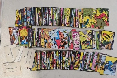 I Fantastici 4 1978 Marvel Comics Set Di Figurine 1-256,Rarissimo Set Completo ! - Immagine 1 di 4