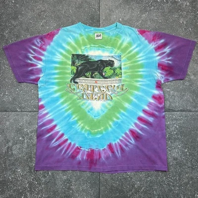 Camiseta De Colección 1989 Grateful Dead Rainforest Panther Para Hombre XL Yunque Hecha en EE. UU. Foto 1 de 4