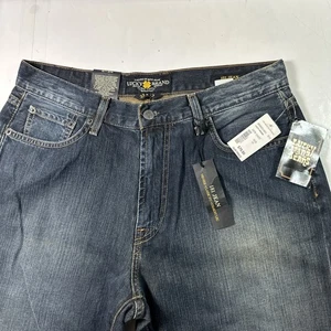 NWT Lucky Brand Mens 181 Jean Mid Rise Classic Fit Straight Blue 33X32 #649 - Picture 1 of 24