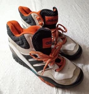 Adidas Vintage Basketballschuhe schwarz weiß orange hoch Sneaker Herren 8 Tschechoslowakei - Bild 1 von 10