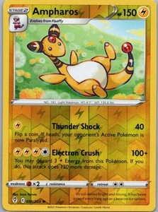 Pokemon Ampharos SWSH07: Evolving Skies 056/203 Near Mint NM Reverse Holo - Picture 1 of 2