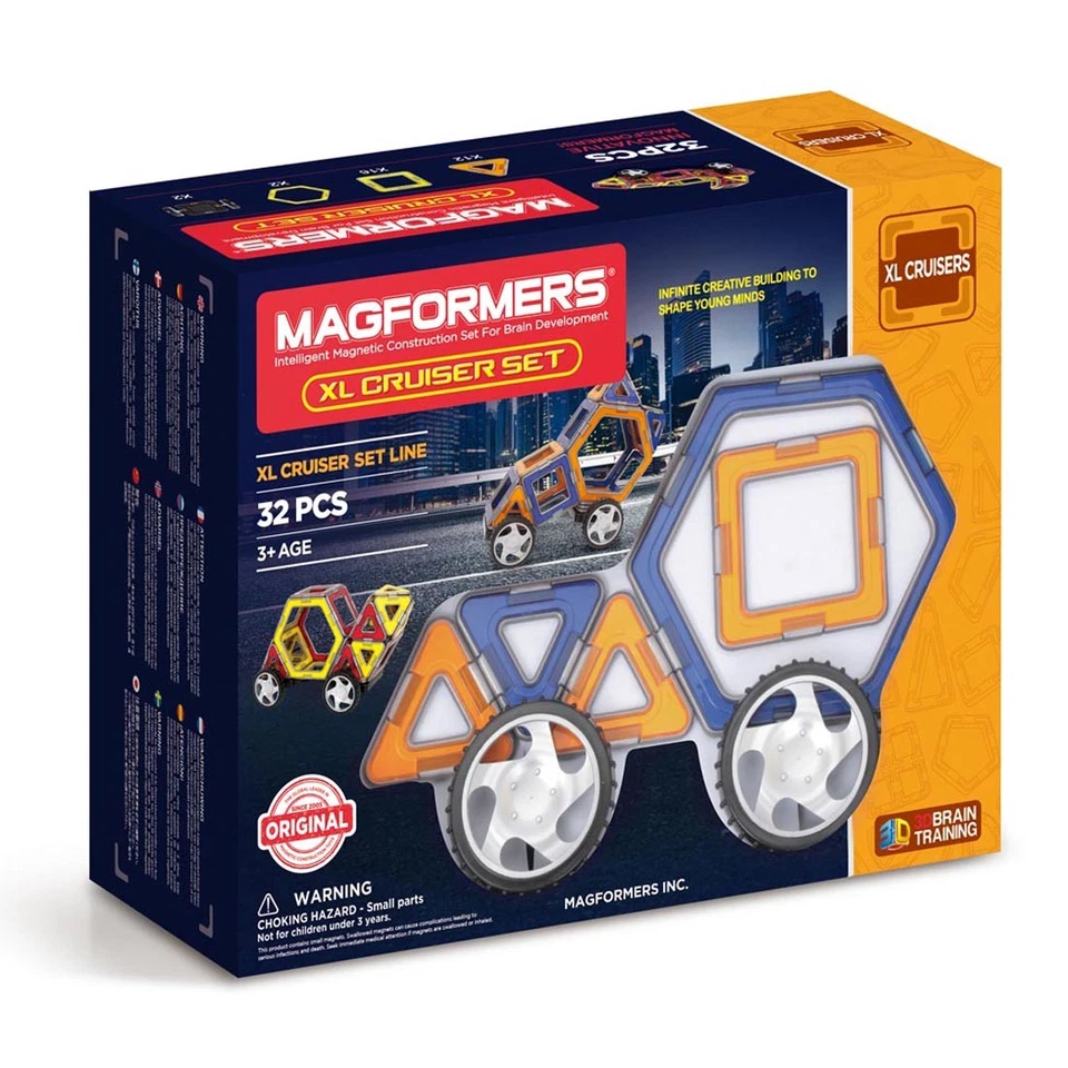 Juego Cruiser Magformers 32 piezas XL Foto 1 de 1