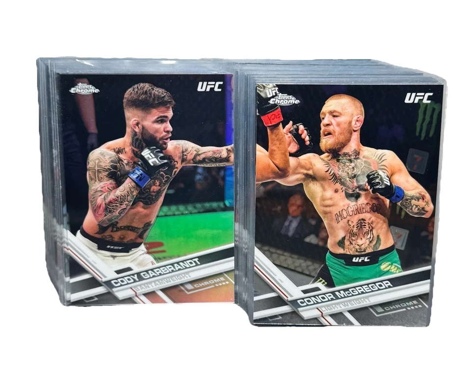 2017 Topps Chrome UFC Base and Refractor 1 - 100 - COMPLETE YOUR SET - Image 1 of 1