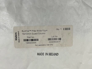 Waters Sunfire Silica 10um 19 x 10mm Guard Column Part No. 186003444 - Picture 1 of 4