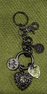 KATHY VAN ZEELAND Bag Charm Or Keychain - Key Fob - Keyring - Hearts 💕  - Image 1 of 2