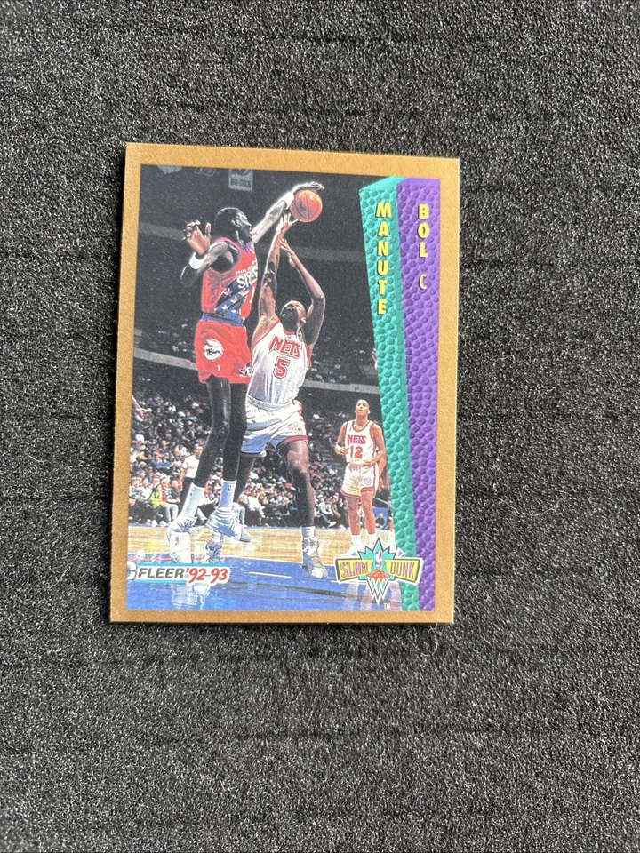 1992-93 Fleer - Slam Dunk Manute Bol #285 - Image 1 of 2