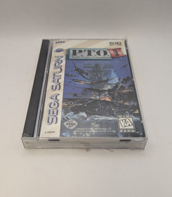 SEALED P.T.O. PTO II Pacific Theater of Operations Sega Saturn 1996 NEW w/ Tears