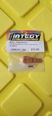INTEGY T6894ORANGE 15T Servo Arm Horn Hitec Servo Baja 5B HPI Rovan King Motor  - Image 1 of 3