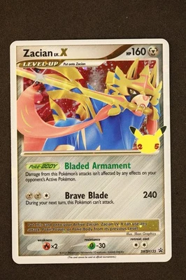 Zacian LV. X SWSH135 SWSH: Sword & Shield Promo Cards Holo - Image 1 of 2