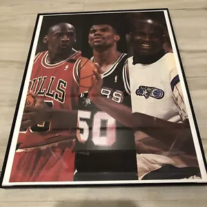 Michael Jordan David Robinson Shaquille O’ Neal Superstars Photo Bulls 8x11” NBA - Picture 1 of 5