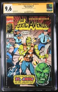 Toxic Avenger (1991) # 5 (CGC 9.6 SS) Signed & Sketch Rodney Ramos * Census = 1 - Picture 1 of 9
