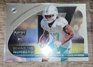 2021 Playoff Behind the Numbers #BTN-JWA Jaylen Waddle - Miami Dolphins - Picture 1 of 2