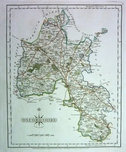 Antique map, Cary, Oxfordshire .. - Picture 1 of 1