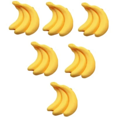 Bananas - Shelly's Buttons - Fruit & Food Flat Back Embellishments - Craft Scrap - Image 1 of 2