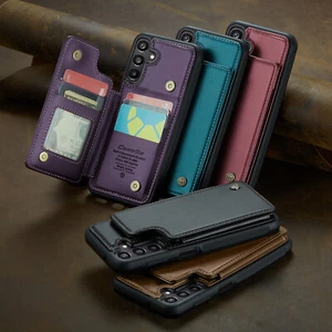 For Samsung A13 A53 A15 A25 A16 A55 PU Leather Case Skin Flip Stand Phone Cover - Picture 1 of 56