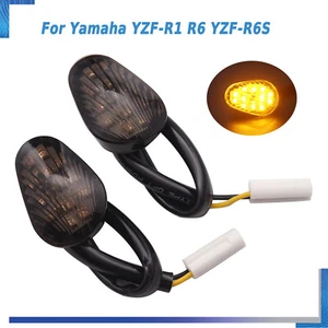 Mini luces indicadoras intermitentes para moto Yamaha YZF-R6S R6 R1 - Imagen 1 de 10