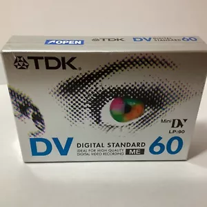 TDK DVM-60MEEA DV Digital Standart LP:90 Mini DV - Picture 1 of 4
