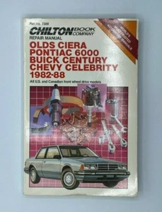 Chilton Repair Manual Tune-up 1982-88 Olds Ciera Pontiac 6000 Buick Century - Bild 1 von 5