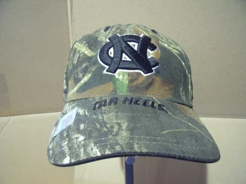 NC Tarheels CAMO Jbrem cap w/Sunglasses Holder (Glasses NOT included) Cover