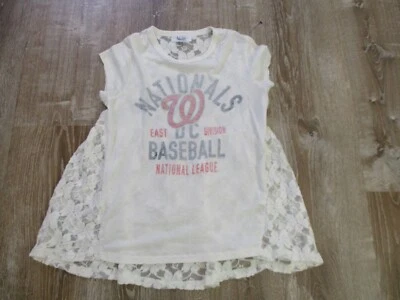 Washington Nationals Womens Large Touch NL East Division Lace loose T-shirt - Image 1 of 4