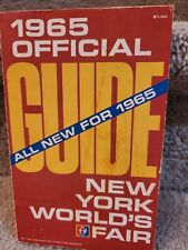 1965 OFFICIAL MEDIA GUIDE NEW YORK WORLD'S FAIR FREE SHIPPING