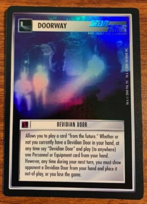 2000 Decipher Star Trek Reflections Devidian Door Used Free Shipping - Image 1 of 2