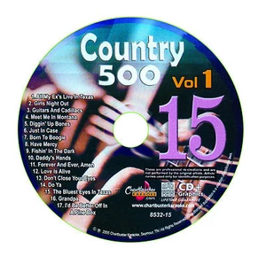   KARAOKE CHARTBUSTER CD+G COUNTRY 500 CB8532 VOL.1 DISC # 15 - Bild 1 von 1