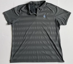 Nike Zonal Cooling Grey Embroidered UNC Polo Size XXL Performance Golf - Picture 1 of 1