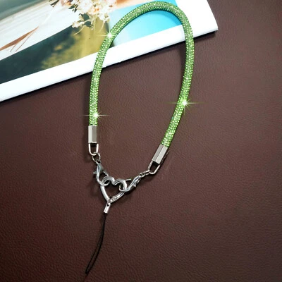 Correa de muñeca brillante brillante para mujer cordón encanto cuerdas anti-perdida Foto 1 de 4