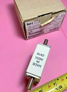 Bussmann 25NHG000B Fuse Links NH 25AMP 500V Size 000 GG MGL - Picture 1 of 6