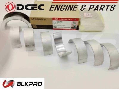 Juego de cojinetes principales del cigüeñal DCEC STD estándar para Dodge 5.9 6.7 Cummins Foto 1 de 4